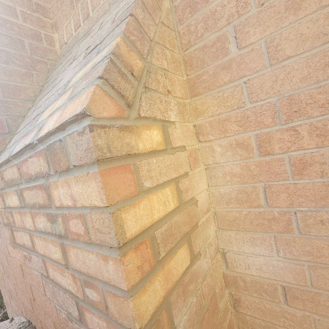 Professional brick repair services showing perfect brick matching in Toronto